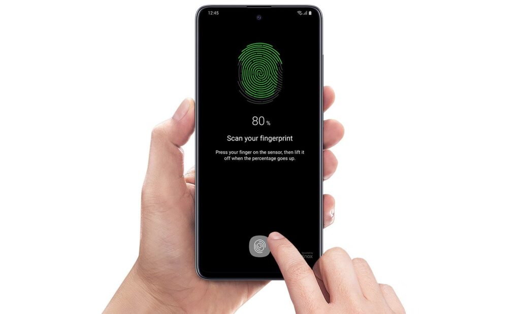 Samsung A51 fingerprint