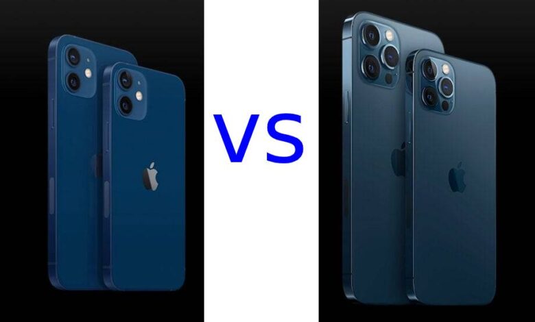 مقارنة بين هاتفي iPhone 12 vs iPhone 12 Pro